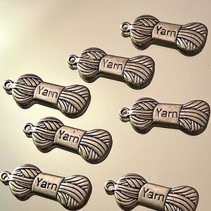 Silver Yarn Charms
